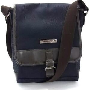 Burberry Navy and Brown Men's Messenger Bag Black Label Japan